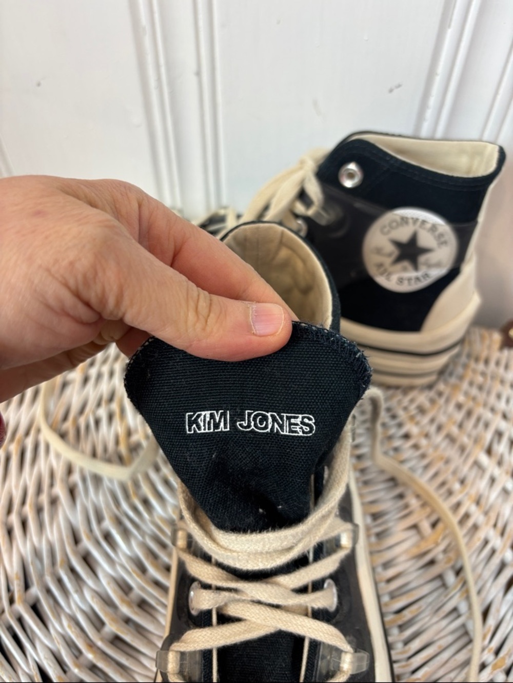 Rare CONVERSE X KIM JONES Chuck 70 High Utility Wave Sneakers | Size 8 - Picture 8 of 14